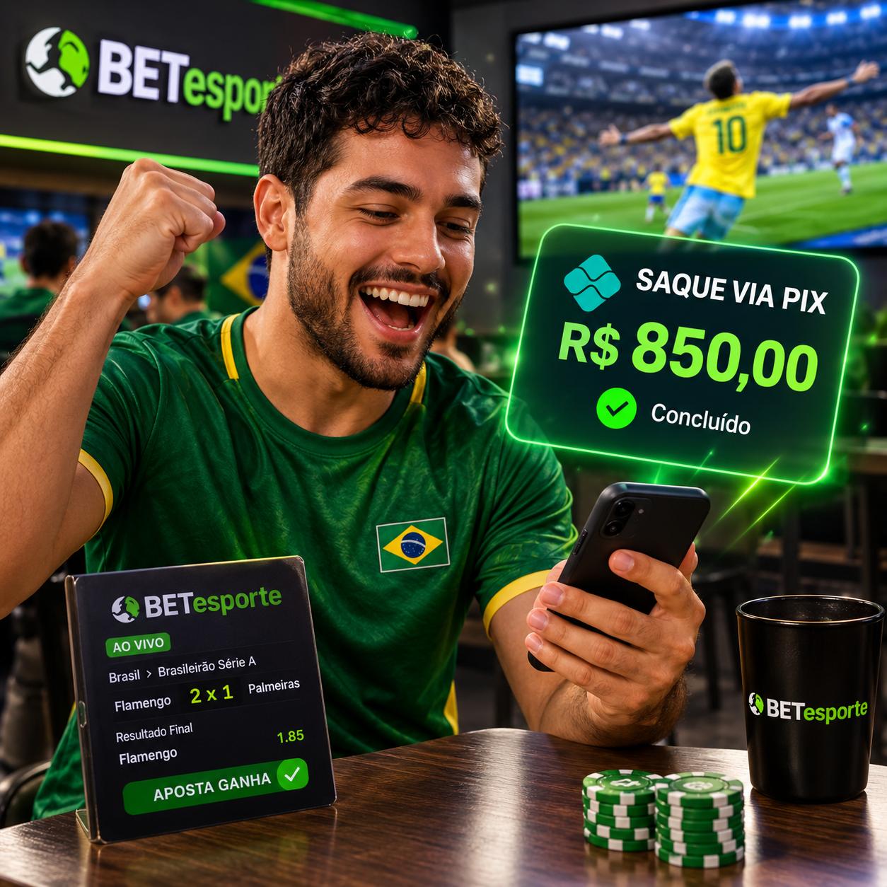 Métodos de Pagamento Pix BETesporte