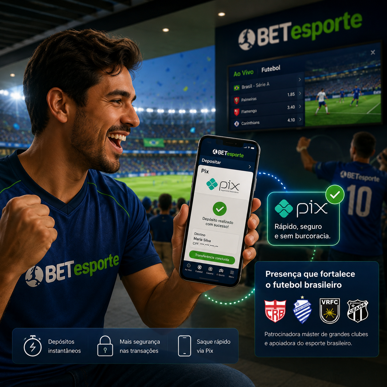 Pagamentos Seguros Pix BETesporte